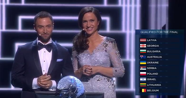 Eurovision 2016: Αποτελέσματα 2ου ημιτελικού