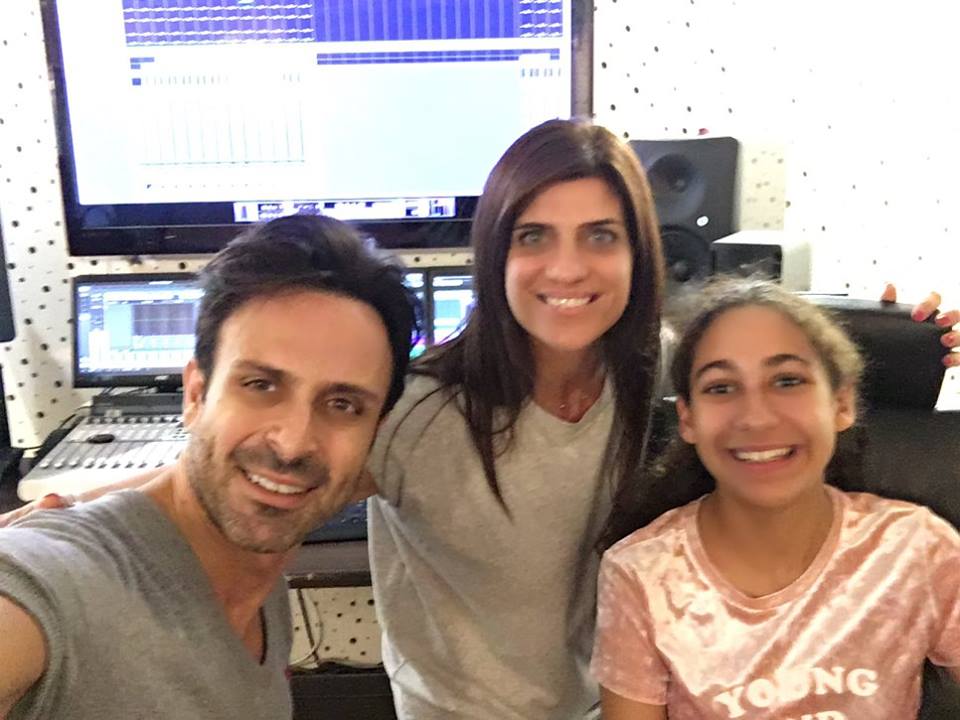 Κύπρος JESC 17: Ο Κωνσταντίνος Χριστοφόρου και η Νικόλ Νικολάου στο studio για την ηχογράφηση του “I Wanna Be A Star”