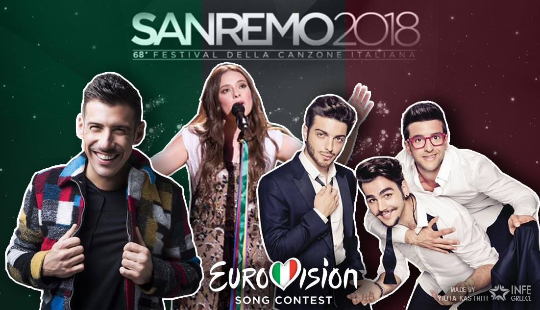 Ιταλία : Σήμερα το βράδυ ανοίγει η αυλαία στο 68ο Φεστιβάλ του Sanremo!