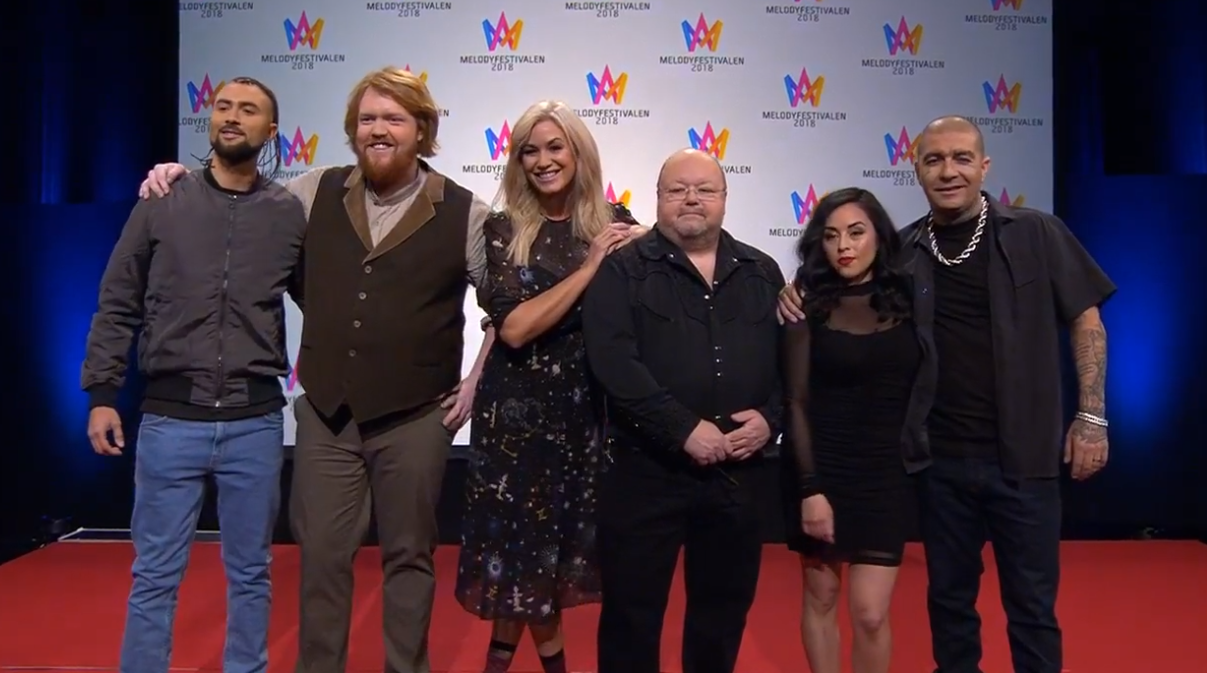 Σουηδία: Ακούστε αποσπάσματα από τα τραγούδια του τρίτου ημιτελικού του Melodifestivalen 2018