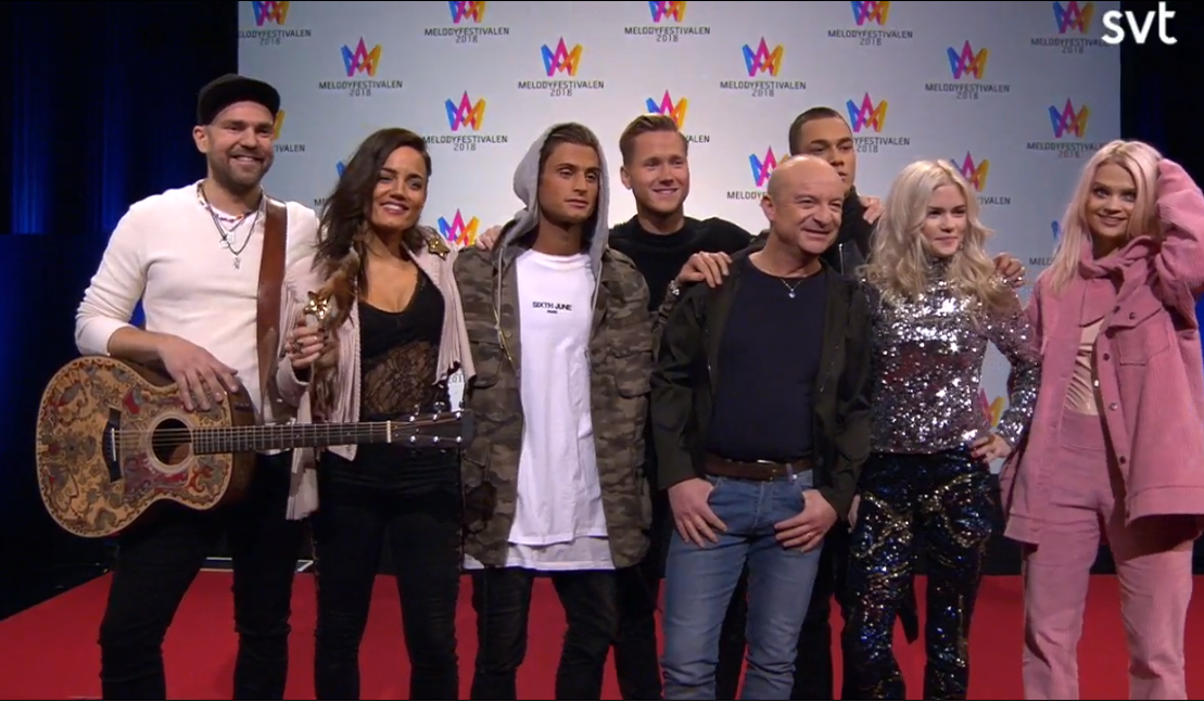 Melodifestivalen 2018 : Ακούστε 2:30 από κάθε τραγούδι του δεύτερου ημιτελικού