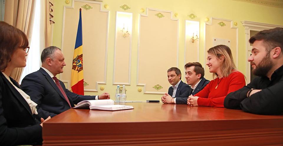 Μολδαβία: Συνάντηση των DoReDoS με τον Πρόεδρο, Dotor Igor