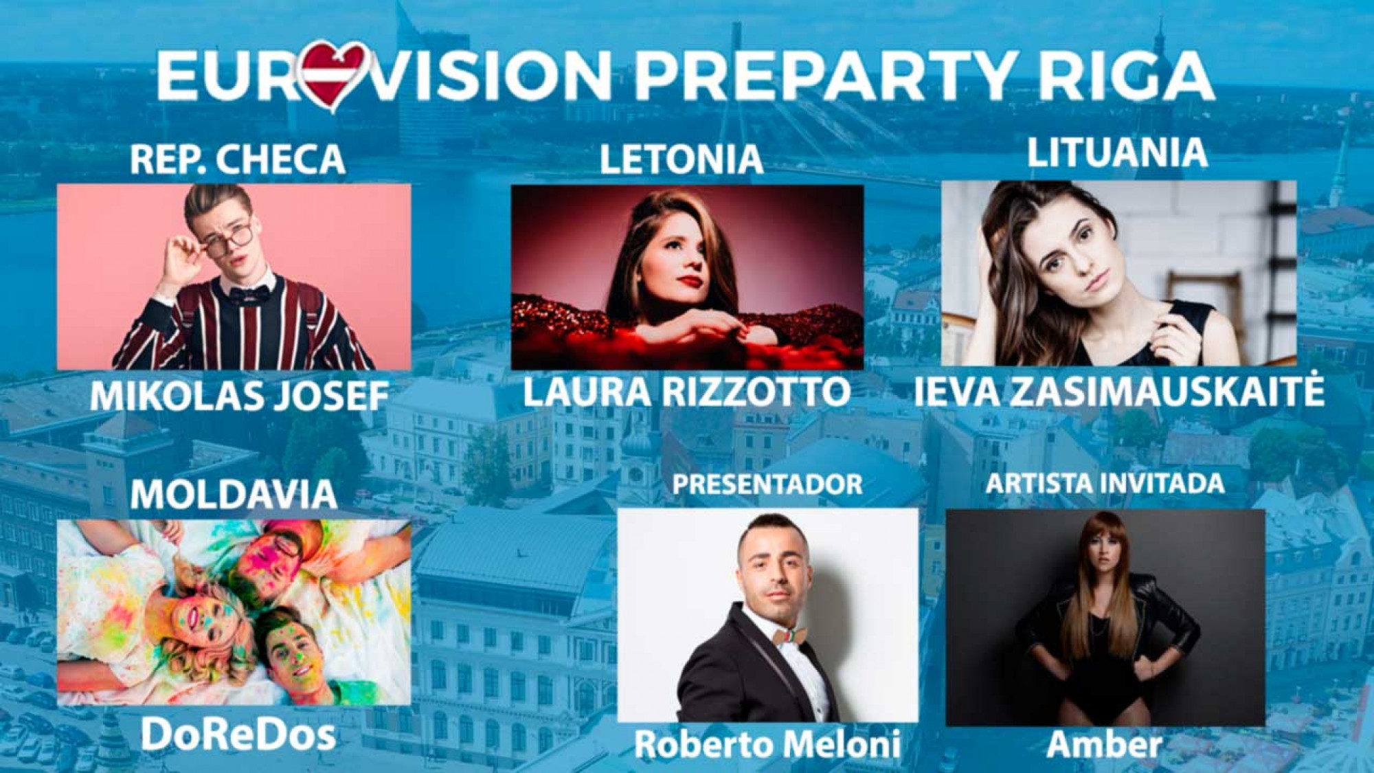 Οι εμφανίσεις των συμμετεχόντων στο Eurovision pre-party στη Ρίγα