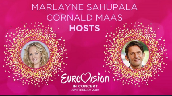 Οι Marlayne Sahupala και Cornald Maas παρουσιαστές του Eurovision in Concert 2019!