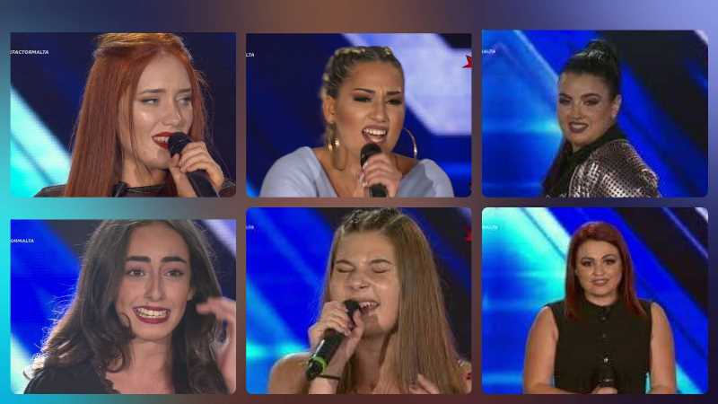 Malta: Τα 6 κορίτσια που κέρδισαν μια θέση στο “Chair Challenge” του X-factor Malta