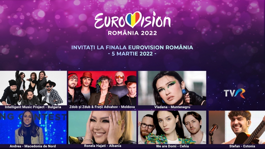 Romania: TVR announces the guest artists of Selecția Națională 2022 Final