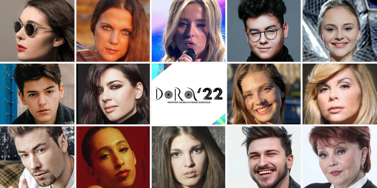 Κροατία: Ακούστε τα τραγούδια του Dora 2022