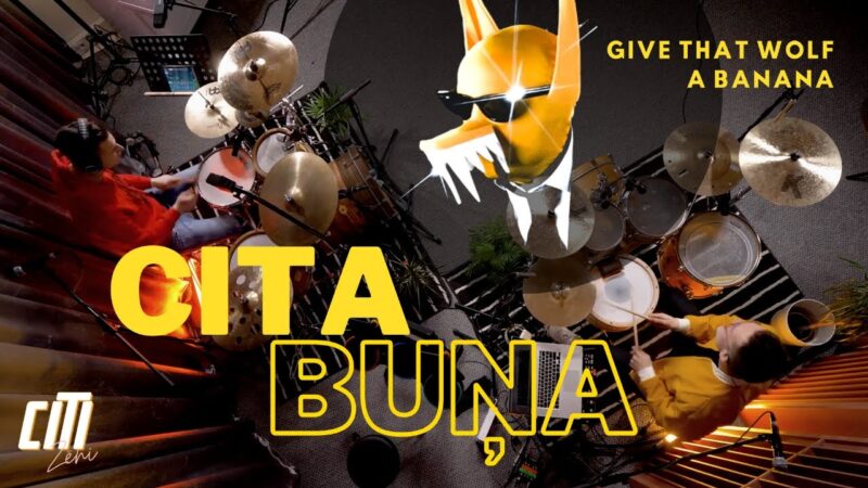 Latvia: The drummer of Citi Zēni covers “Give That Wolf A Banana”