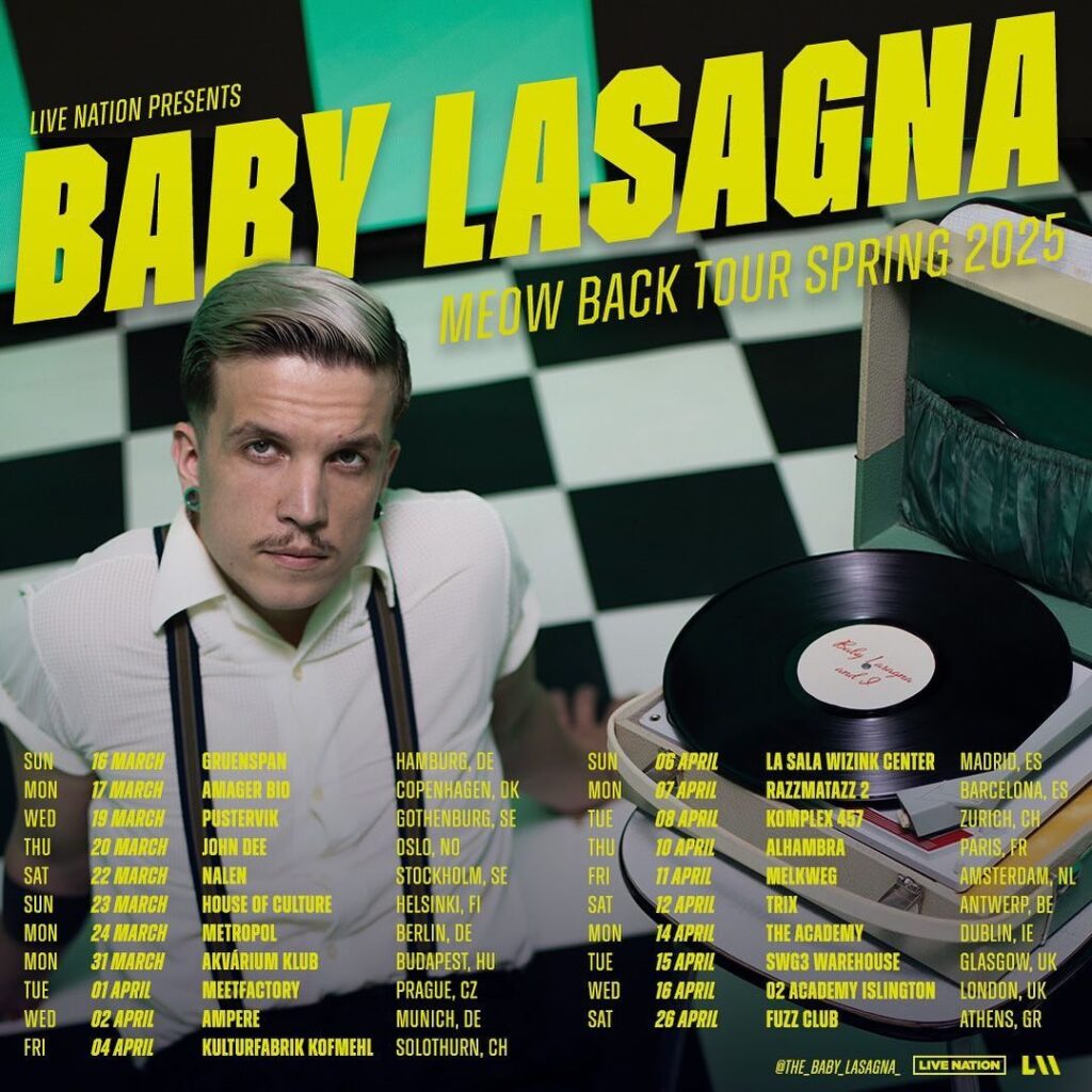 babylasagna-1024x1024 O Baby Lasagna στις 26.04. για πρώτη φορά στην Ελλάδα. Trivia concert Eurostars INFE Events INFEGossips  