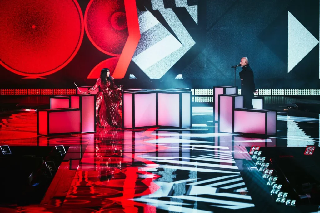 albania-shkodra-elektronike-rehearsal-gallery-v0-jjul41l7geze1-1024x683 Eurovision 2025 - A' Ημιτελικός: Οι πρόβες Βελγίου, Αζερμπαϊτζάν, Σαν Μαρίνο, Αλβανίας Eurovision 2025 Άγιος Μαρίνος Αζερμπαϊτζάν Αλβανία Βέλγιο Πρόβες  