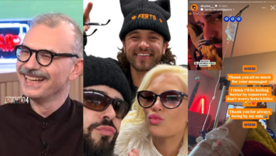 Ο Ακύλας στη σκηνή της Eurovision 2026 προετοιμάζεται για την ελληνική συμμετοχή.