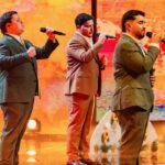 Το συγκρότημα Bandidos do Cante στη σκηνή του Festival da Canção 2026 στην Πορτογαλία.