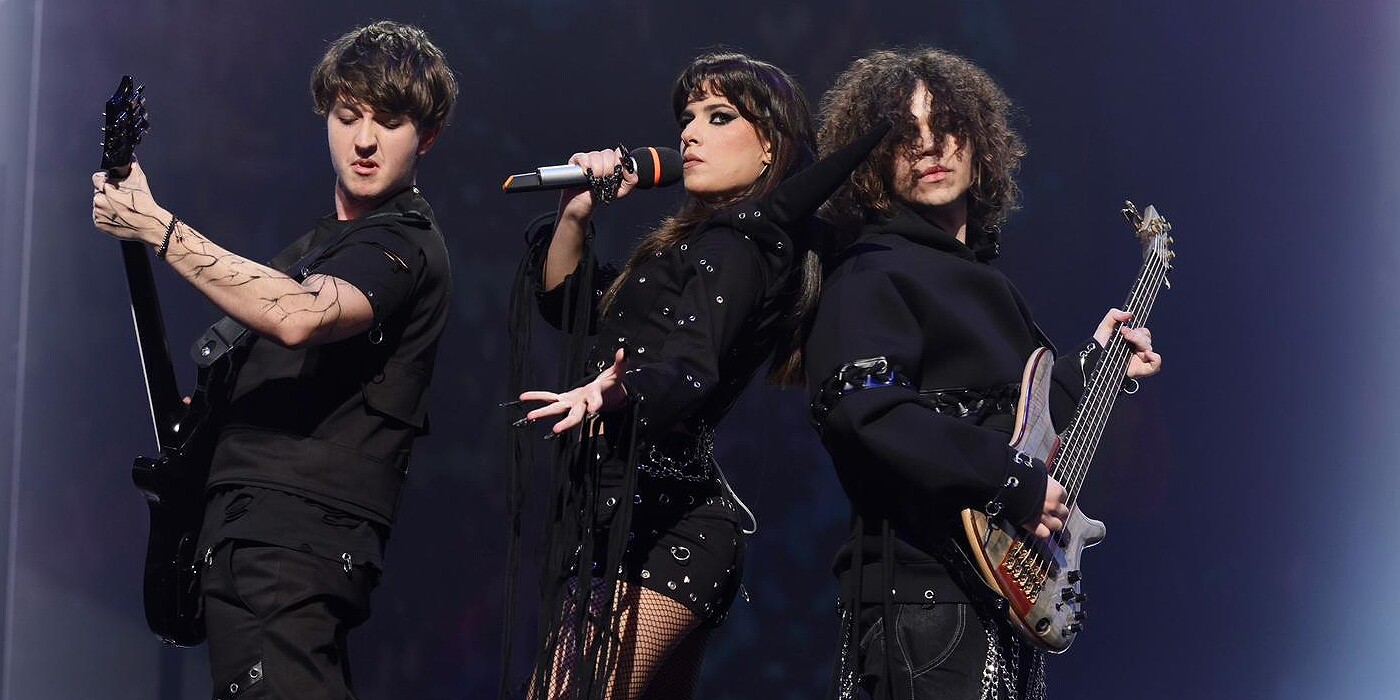 Η Alexandra Căpitănescu στη σκηνή του Selecția Națională 2026 για τη Eurovision της Ρουμανίας.