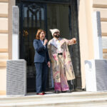 Ο Akylas στη σκηνή του London Eurovision Party 2026 ερμηνεύοντας το Ferto.