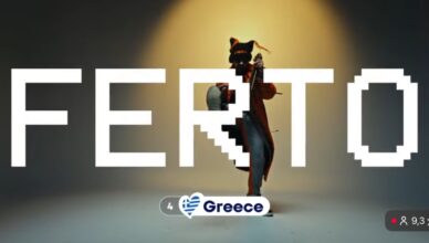 Ο τραγουδιστής Akylas με το χαρακτηριστικό σκουφάκι και την καρδιά Care Bears για τη Eurovision 2026.