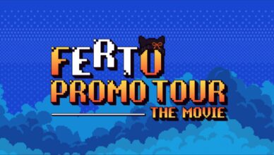 Το πόστερ του ντοκιμαντέρ Ferto Promo Tour The Movie με τον Ακύλα.