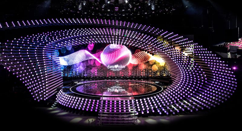 Η Βίκυ Λέανδρος στη σκηνή της Eurovision 2026 στη Βιέννη