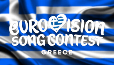 Κολλάζ φωτογραφιών από τις πιο επιτυχημένες ελληνικές συμμετοχές στη Eurovision, συμπεριλαμβανομένης της Έλενας Παπαρίζου και της Κλαυδίας.